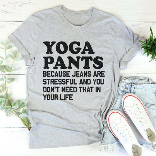 Yoga Pants T-Shirt-0