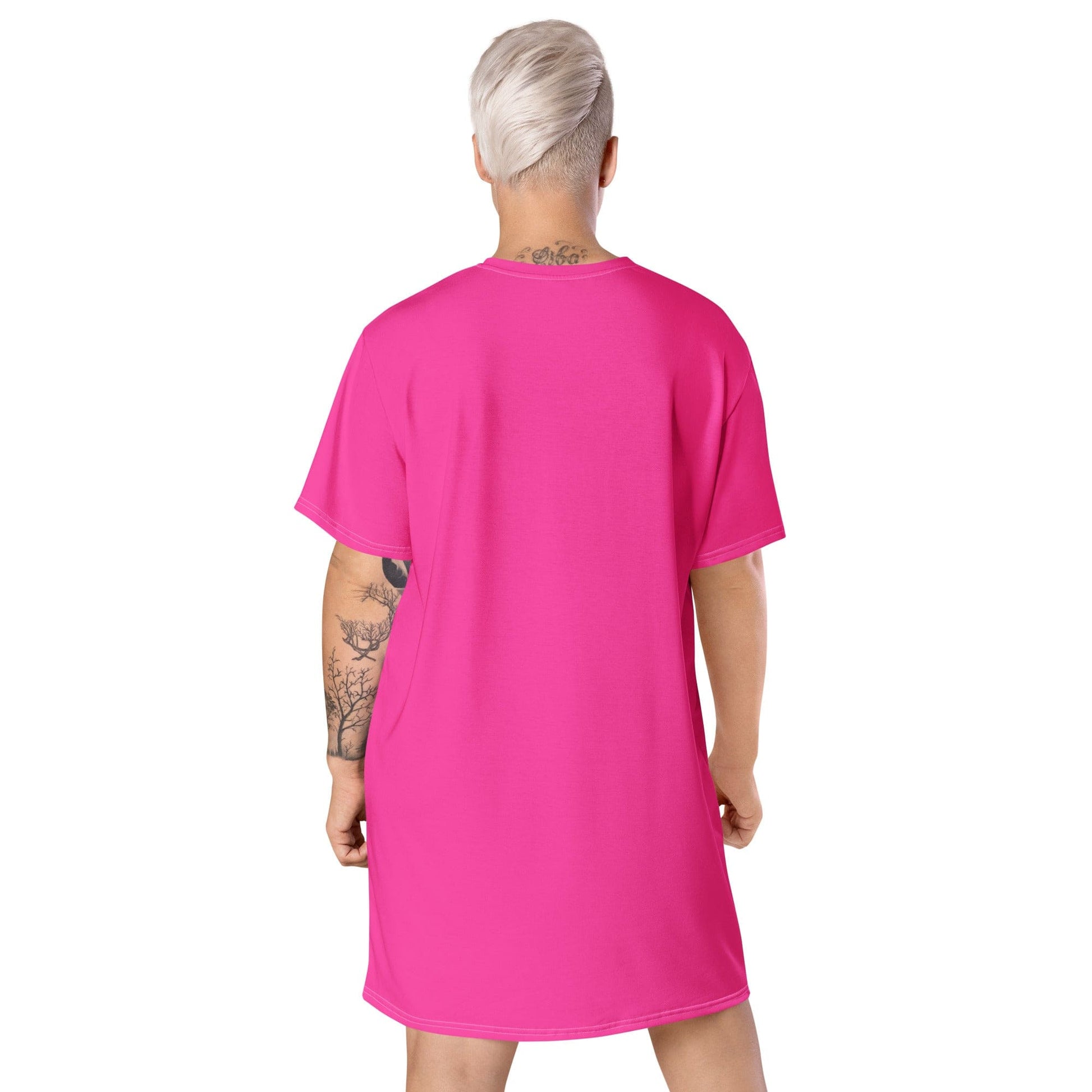 Womens Graphic T-shirt Dress-1