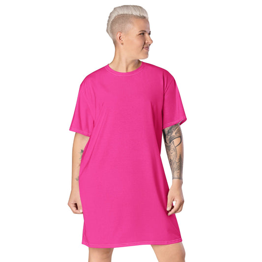 Womens Graphic T-shirt Dress-0